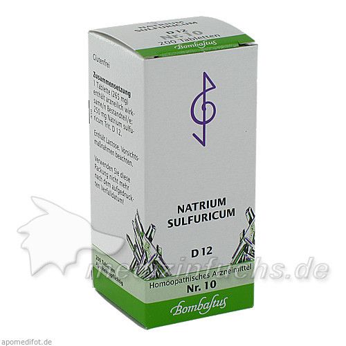 Biochemie 10 Natrium sulfuricum D 12, 200 ST