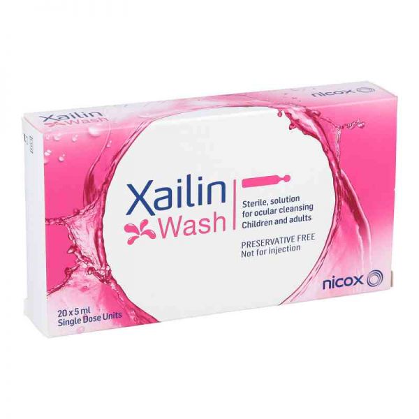 Xailin Wash Augenspüllösung in Einzeldosen (20X5 ml)