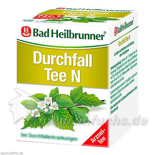 Bad Heilbrunner Durchfall Tee N, 8 ST