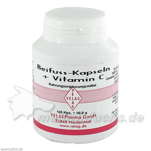 Beifuss-Kapseln + Vitamin C, 120 ST