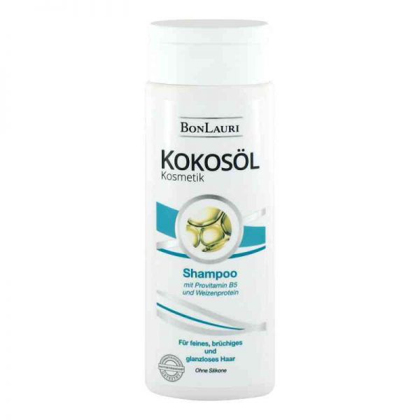 Bonlauri Kokosöl Shampoo mit Provit.B5+Weizenprotein (250 ml)