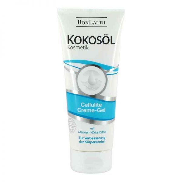 Bonlauri Kokosöl Cellulite Creme-gel mit Marinen (200 ml)