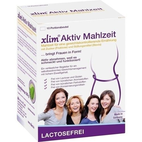 XLIM Aktiv Mahlzeit lactosefrei Pulver, 10X20 G