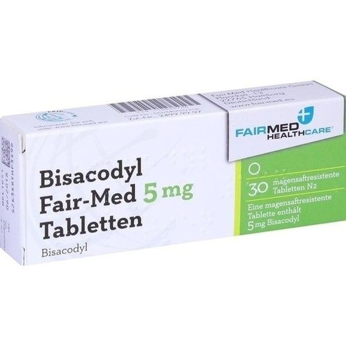 Bisacodyl Fair-Med 5mg, 30 ST