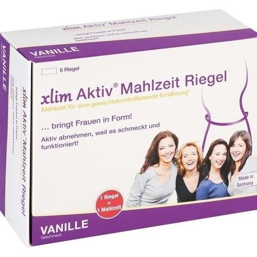 XLIM Aktiv Mahlzeit Riegel Vanille, 6X75 G