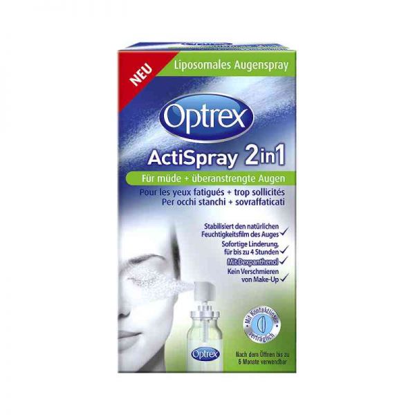 Optrex Actispray 2in1 für müde+überanstrengte Augen (10 ml)