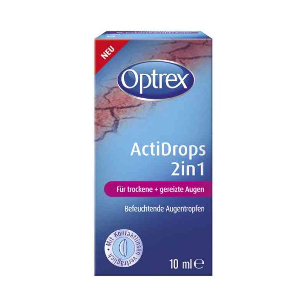 Optrex Actidrops 2in1 für trockene+gereizte Augen (10 ml)