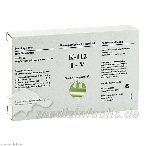 K-112 I-V, 5X20 G