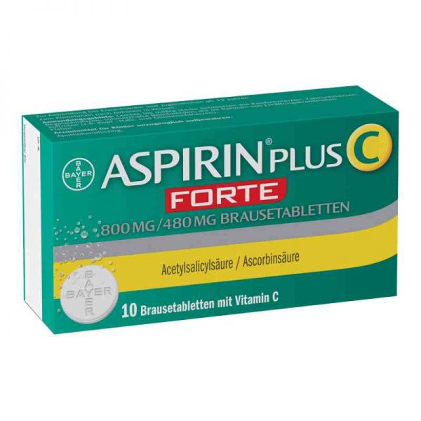 Aspirin plus C Forte 800mg/480mg (10 stk)