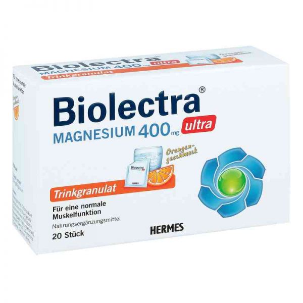 Biolectra Magnesium 400 mg ultra Trinkgran.orange (20 stk)