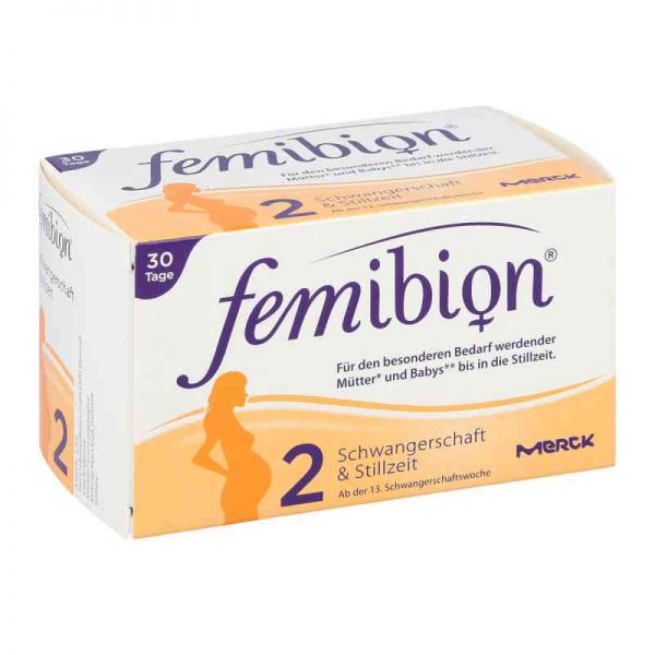 Femibion Schwangerschaft 2 D3+dha+400 [my]g Folat (2X30 stk)