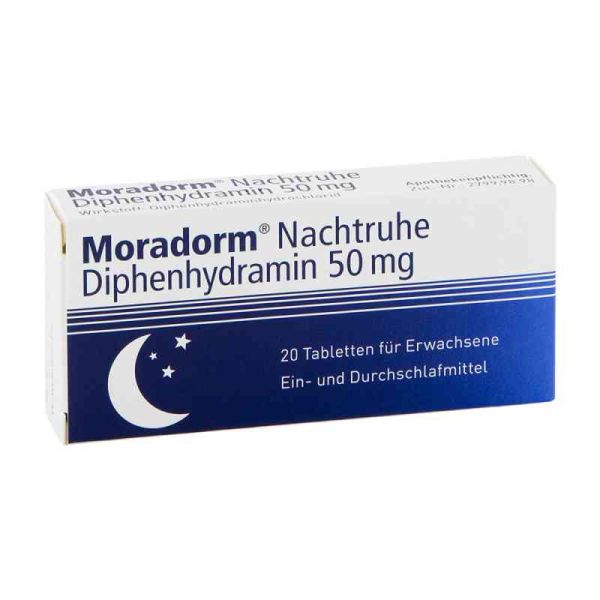 Moradorm Nachtruhe Diphenhydramin 50mg (20 stk)