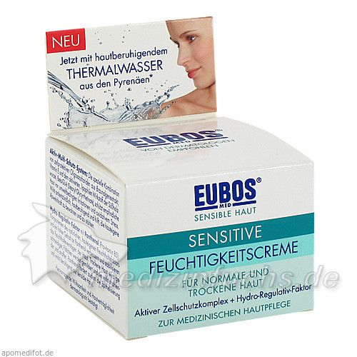 Eubos Sensitive Feuchtigkeitscreme Tagespflege, 50 ML