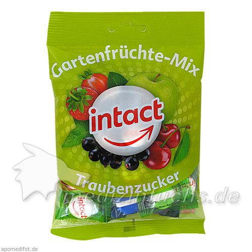 intact Traubenz. Gartenfrüchte-Mix, 75 G