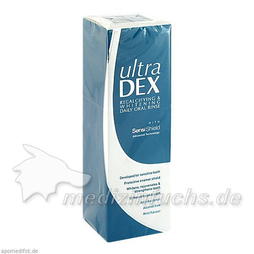 UltraDEX Mundspülung Recalcifying & Whitening, 250 ML