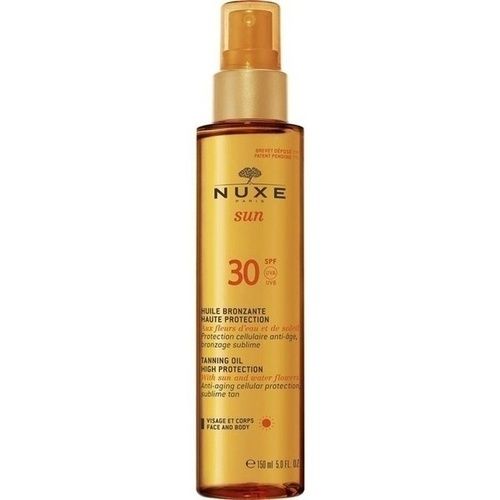 NUXE Sun Huile Bronzante Visage & Corps LSF 30, 150 ML