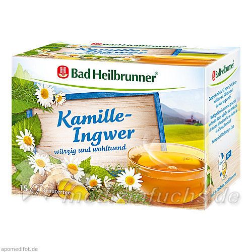 Bad Heilbrunner Kamille-Ingwer Tee, 15 ST