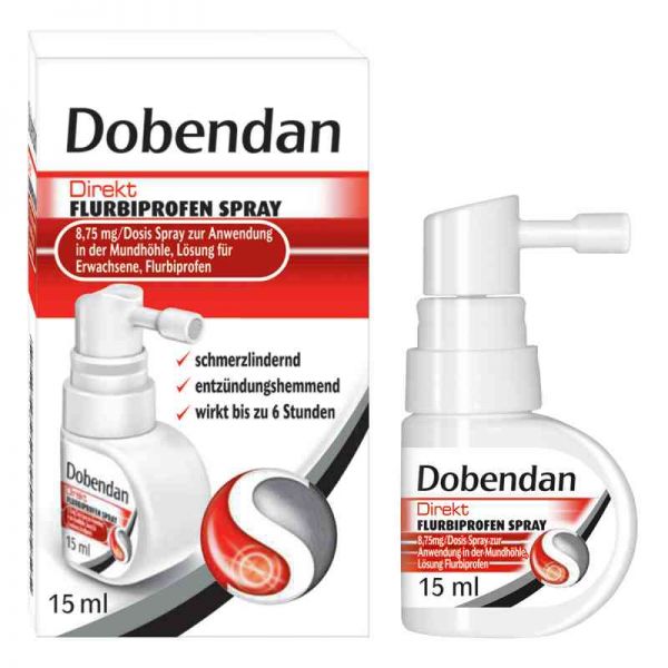 Dobendan Direkt Flurbiprofen Spray 8,75mg/dos.mund (15 ml)