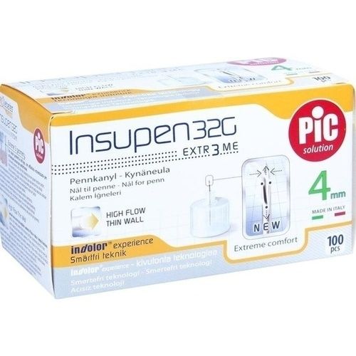 INSUPEN 32G 4mm extreme Pen Nadel, 100 ST