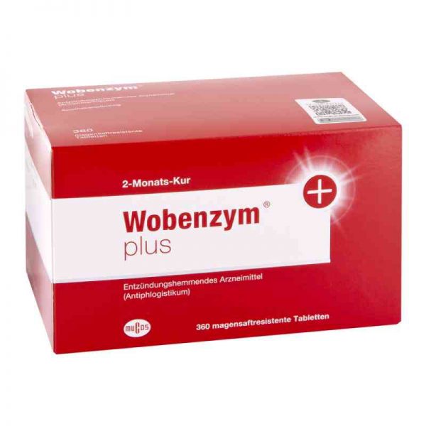 Wobenzym plus magensaftresistente Tabletten (360 stk)