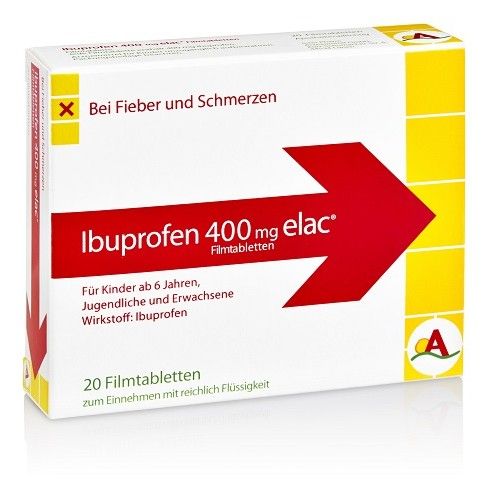 Ibuprofen 400 mg elac, 20 ST