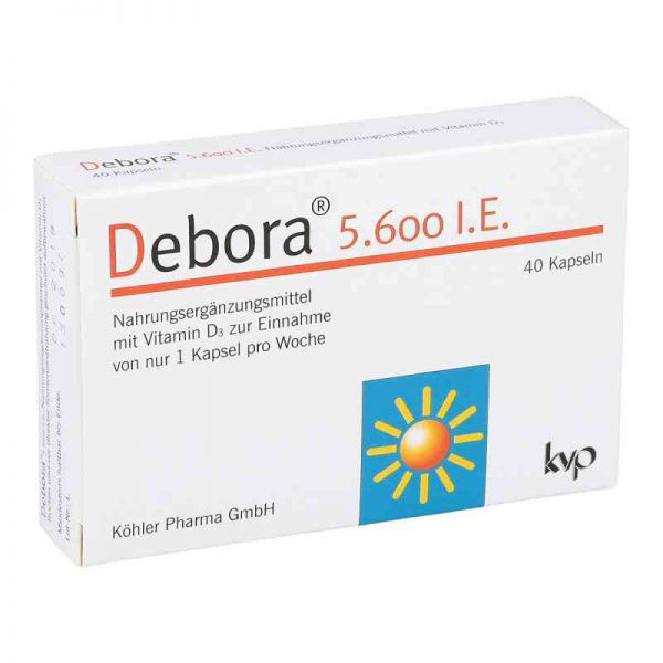 Debora 5.600 I.e. Kapseln (40 stk)