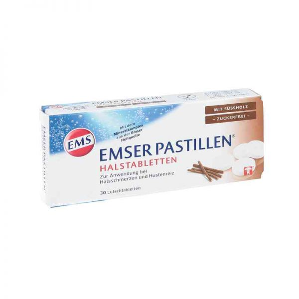 Emser Pastillen mit Süssholz zuckerfrei (30 stk)