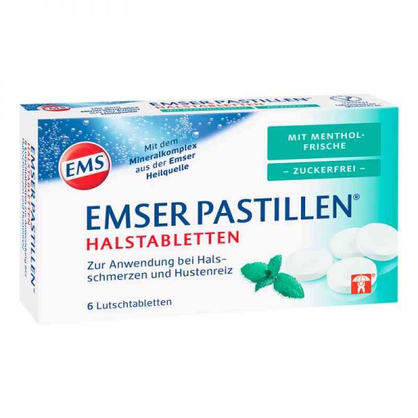 Emser Pastillen mit Mentholfrische zuckerfrei (6 stk)