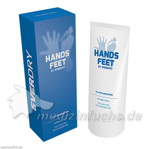 everdry antibakterielle Hands & Feet Pflegelotion, 75 ML