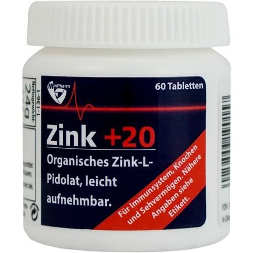 ZINK+20 Tabletten, 60 ST