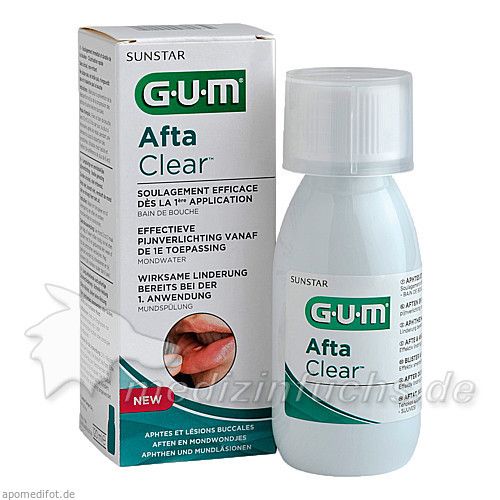 GUM Afta Clear Mundspülung, 120 ML