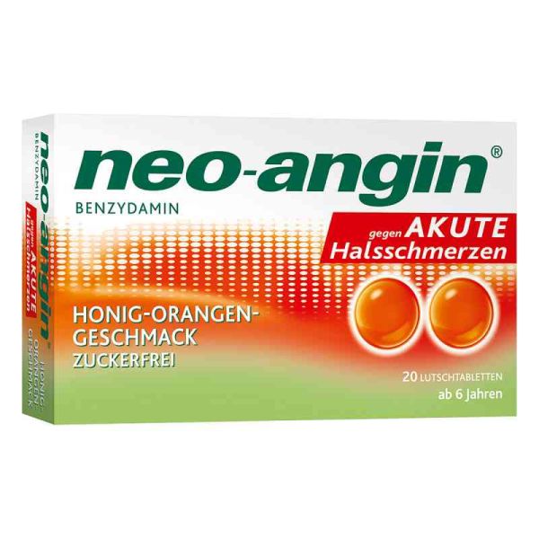 Neo Angin Benzydamin akute Halsschmerz.honig-oran. (20 stk)