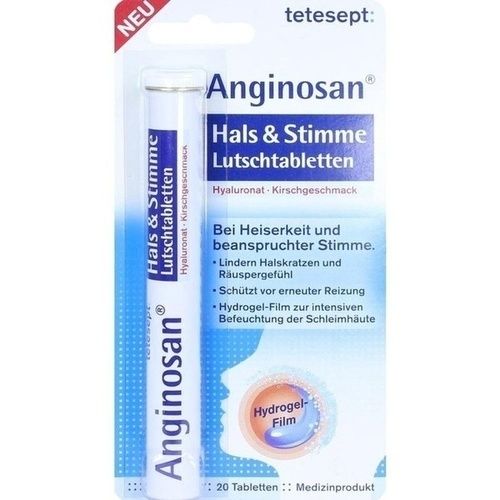 tetesept Anginosan Hals&Stimme Lutschtabletten, 20 ST