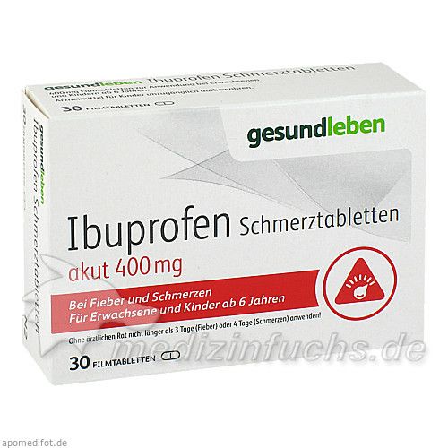 Ibuprofen 400 Schmerztabletten, 30 ST