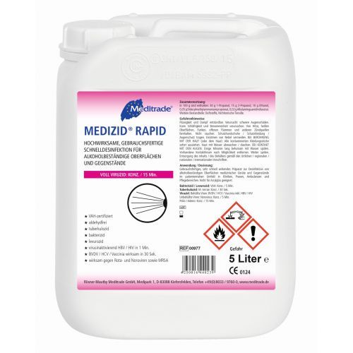 Medizid Rapid Flächendesinfektion, 5 L