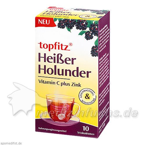 Topfitz Heißer Holunder, 10 ST