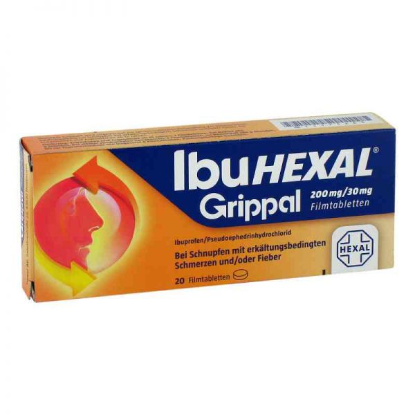 Ibuhexal Grippal 200 mg/30 mg Filmtabletten (20 stk)