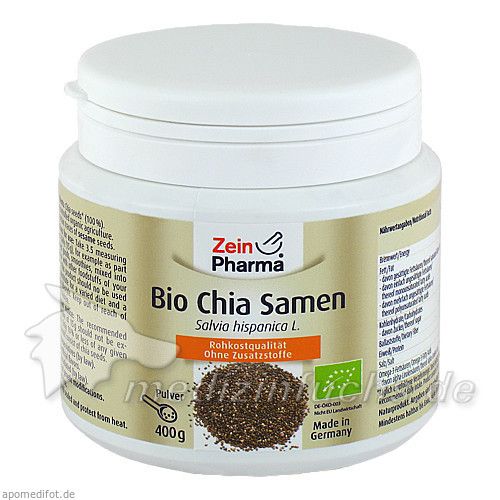 BIO CHIA Samen Pulver, 400 G