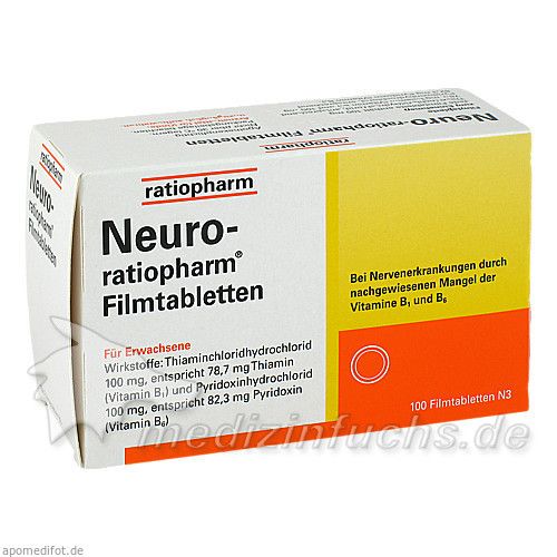 Neuro-ratiopharm Filmtabletten, 100 ST