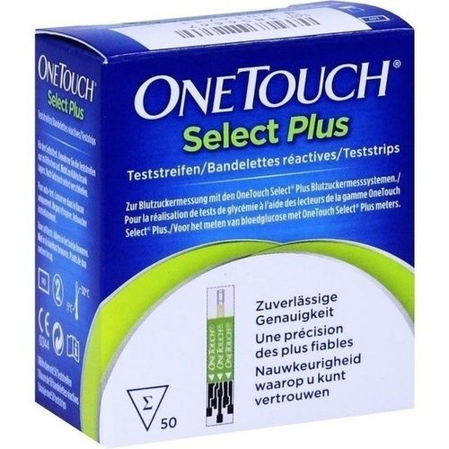 ONE TOUCH SelectPlus Blutzucker Teststreifen, 50 ST