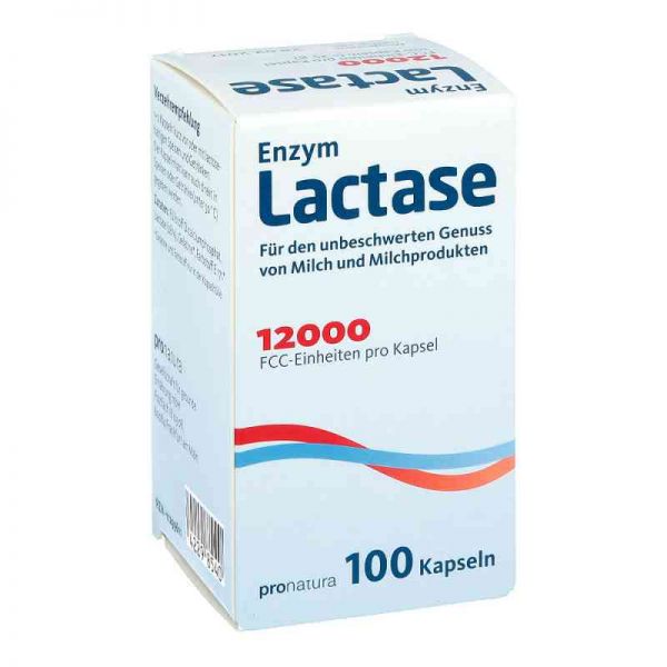 Lactase 12.000 Fcc Kapseln (100 stk)