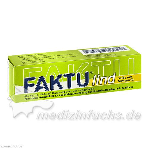 Faktu lind Salbe mit Hamamelis, 25 G