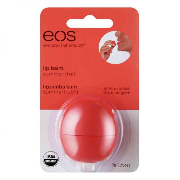 Eos Summer Fruit Organic Lip Balm Blister (1 stk)