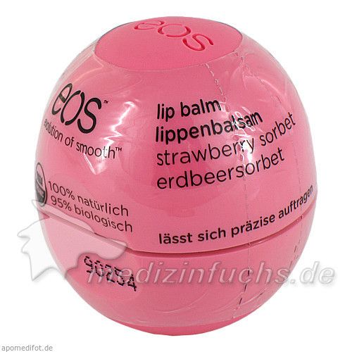 eos Strawberry Sorbet Organic Lip Balm Shrink, 1 ST