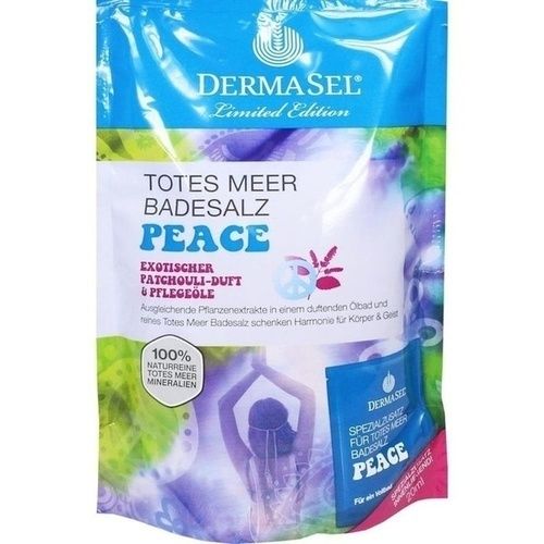 DermaSel Totes Meer Badesalz + PEACE Limited Editi, 1 P