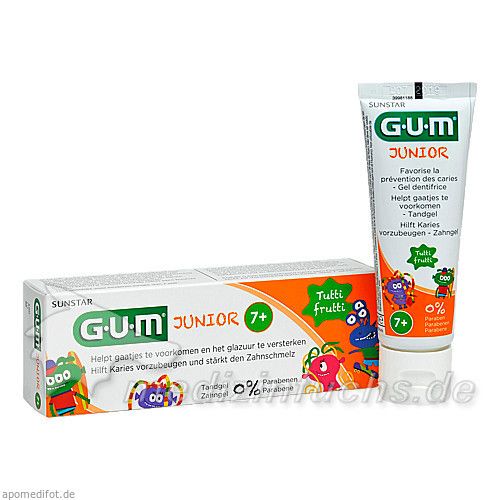 GUM Junior Zahngel Tutti-Frutti 7-12 Jahre, 50 ML