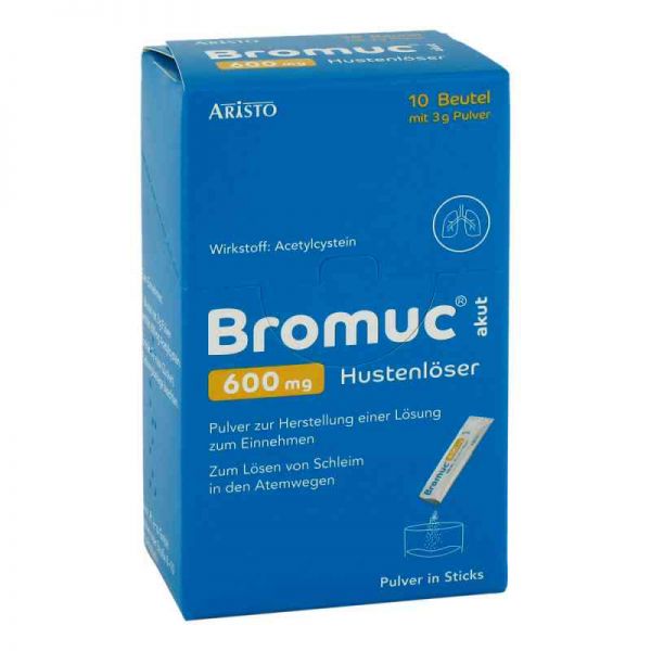 Bromuc akut 600mg Hustenlöser (10 stk)