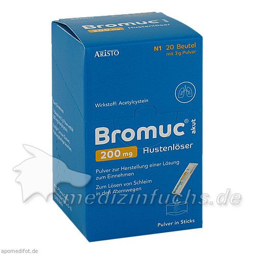 Bromuc akut 200mg Hustenlöser, 20 ST