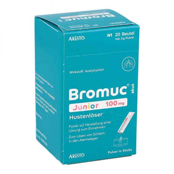 Bromuc akut Junior 100mg Hustenlöser (20 stk)