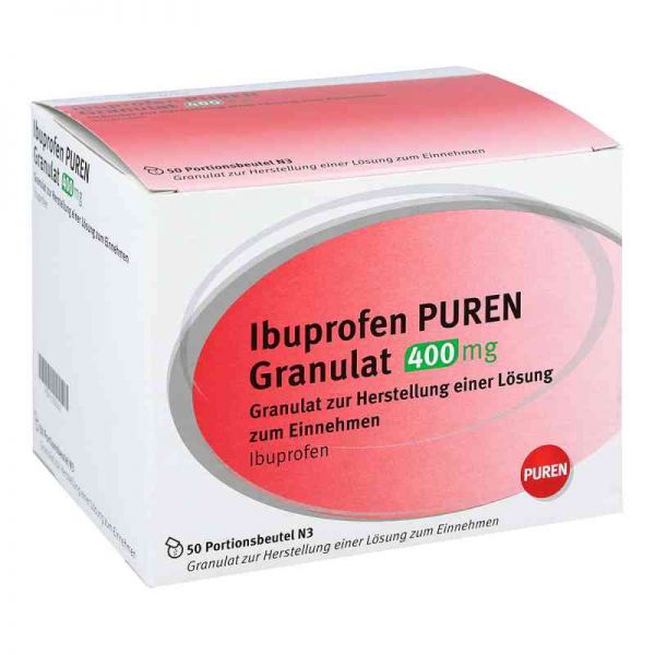 Ibuprofen PUREN 400mg (50 stk)